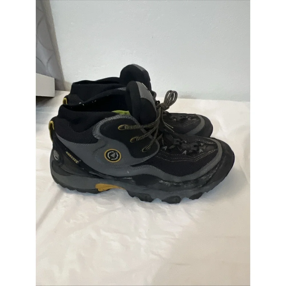 TIMBERLAND Mens Trail Hiking Boot 10.5  Black Gray Gore Tex Ankle 11104 5226